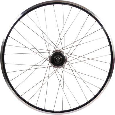 Achterwiel 28" / 622 x 19C met Shimano Nexus 7 naaf voor rollerbrake - zwarte geslepen velg met RVS spaken