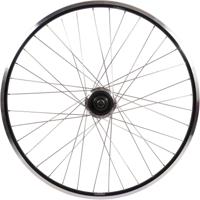Achterwiel 28" / 622 x 19C met Shimano Nexus 7 naaf voor rollerbrake - zwarte geslepen velg met RVS spaken