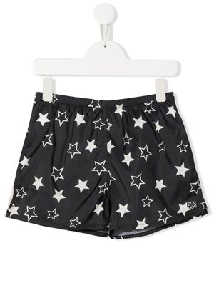 Douuod Kids short de bain à étoiles imprimées - Noir