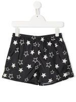 Douuod Kids short de bain à étoiles imprimées - Noir