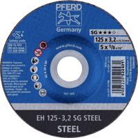 PFERD EH 125-3,2 SG STEEL 61320232 Doorslijpschijf gebogen 125 mm 25 stuk(s) Staal