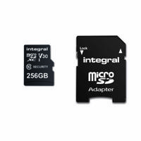 Integral 256 GB beveiligingscamera microSD-kaart voor dashcams, home cams, CCTV, bodycams en drones - INMSDX256G10SE - thumbnail