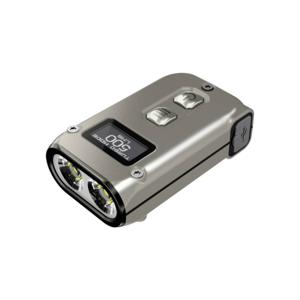 NiteCore TINI 2 Titanium Zaklamp werkt op een accu LED 500 lm 22 g