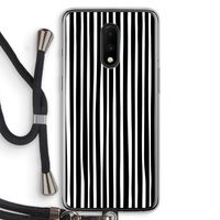 Stripes: OnePlus 7 Transparant Hoesje met koord