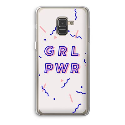 GRL PWR: Samsung Galaxy A8 (2018) Transparant Hoesje