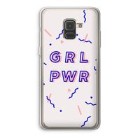 GRL PWR: Samsung Galaxy A8 (2018) Transparant Hoesje