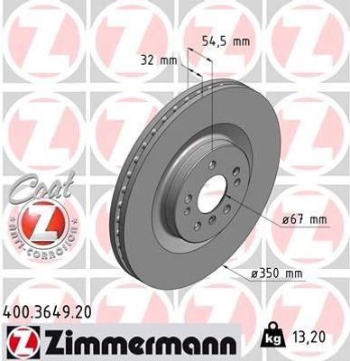 Remschijf Coat Z 400364920