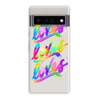 Loves: Google Pixel 6 Pro Transparant Hoesje