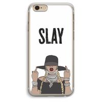 Slay All Day: iPhone 6 Plus / 6S Plus Transparant Hoesje
