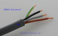 Buitenkabel 4 x 2,5mm XMVK voor boven de grond (100 meter)