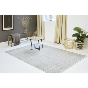 Lifa Living Vloerkleed Wol Zwart Wit