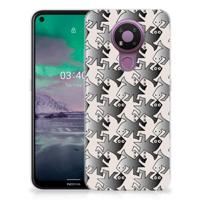 Nokia 3.4 | TPU Hoesje | Salamander Grey