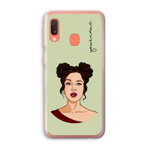 Pop-Art Creator: Samsung Galaxy A20e Transparant Hoesje