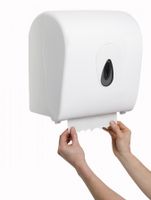 PlastiQline PlastiQline handdoekroldispenser mini PQSACDK - wit PlastiQline PlastiQline handdoekroldispenser mini PQSACDK - wit
