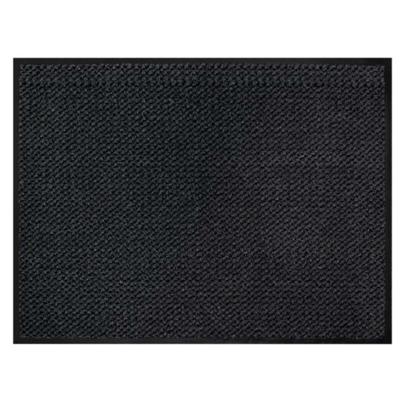 Deurmat - anti slip - kunststof - antraciet - 80 x 120 cm - voor binnen - schoonloopmat