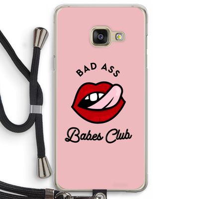 Badass Babes Club: Samsung Galaxy A3 (2016) Transparant Hoesje met koord