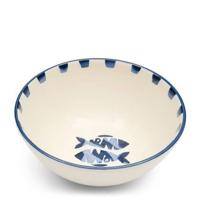 Riviera Maison - Como Catch Bowl - Blauw | White - thumbnail