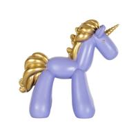 Richmond Decoratie 'Unicorn' 31cm, kleur Paars