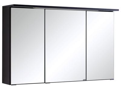 HELD Badkamer spiegelkast Bologna 3D (LED-inbouwlamp, Donkergrijs, Breite: 100 cm)