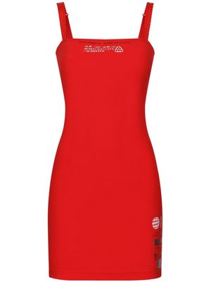Dolce & Gabbana DGVIB3 robe courte à encolure carrée - Rouge