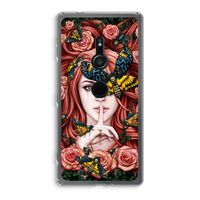 Lady Moth: Sony Xperia XZ2 Transparant Hoesje