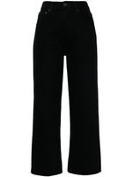 AGOLDE jean crop à taille haute - Noir