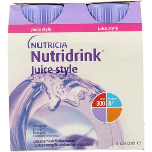 Nutridrink Juice style cassis (4 st)