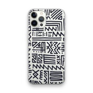 Marrakech print: iPhone 12 Pro Max Transparant Hoesje