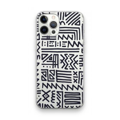 Marrakech print: iPhone 12 Pro Max Transparant Hoesje