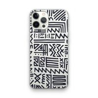 Marrakech print: iPhone 12 Pro Max Transparant Hoesje