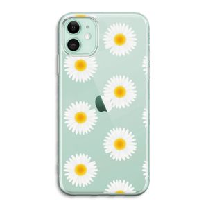 Margrietjes: iPhone 11 Transparant Hoesje