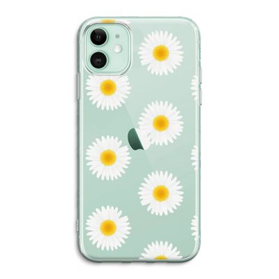 Margrietjes: iPhone 11 Transparant Hoesje