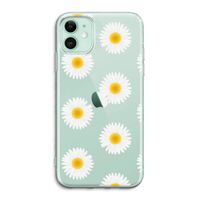 Margrietjes: iPhone 11 Transparant Hoesje Margrietjes: iPhone 11 Transparant Hoesje