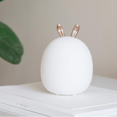 3life-317 schattig konijn Pat LED licht 3 versnellingen helderheid aanpassing decoratieve nachtlampje voor slaapkamer studeerkamer woonkamer