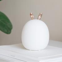 3life-317 schattig konijn Pat LED licht 3 versnellingen helderheid aanpassing decoratieve nachtlampje voor slaapkamer studeerkamer woonkamer