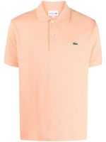 Lacoste polo à patch logo - Orange