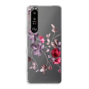 Mooie bloemen: Sony Xperia 1 III Transparant Hoesje