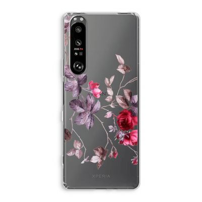 Mooie bloemen: Sony Xperia 1 III Transparant Hoesje