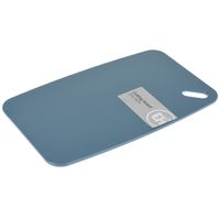 Snijplank voor keuken/voedsel - blauw - Kunststof - 24 x 15 cm