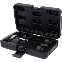 KS Tools 150.1040 3/8 olieservice-speciale profielset voor kunststof olieaftapschroeven, 9-delig