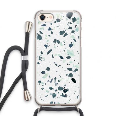 Terrazzo N°2: iPhone 7 Transparant Hoesje met koord