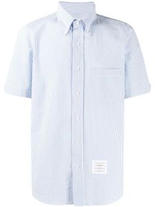 Thom Browne chemise à rayures - Bleu