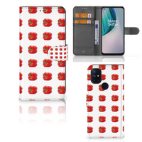 OnePlus Nord N10 Book Cover Paprika Red - thumbnail
