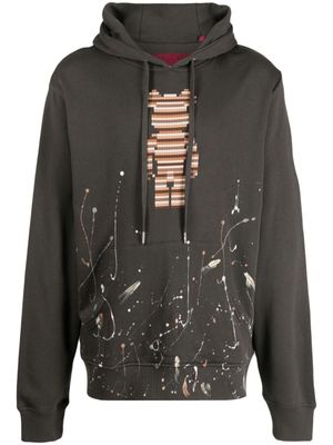 Mostly Heard Rarely Seen 8-Bit hoodie Wood Bear - Gris