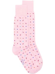 Paul Smith chaussettes Ernest Letters - Rose