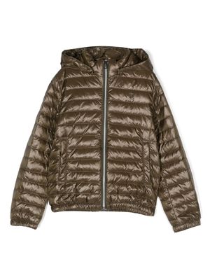 Herno Kids veste matelassée à logo - Vert
