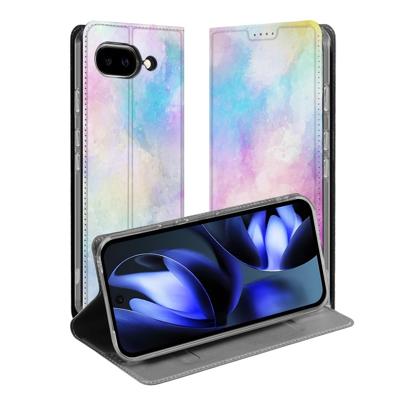 Google Pixel 9a | Book Case | Watercolor Light