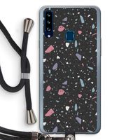 Terrazzo N°16: Samsung Galaxy A20s Transparant Hoesje met koord