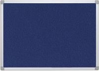 Q-CONNECT textielbord met aluminium frame 60 x 45 cm blauw - thumbnail