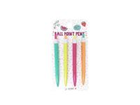Van Der Doelen 4 ballpoint pennen in vrolijke kleuren
